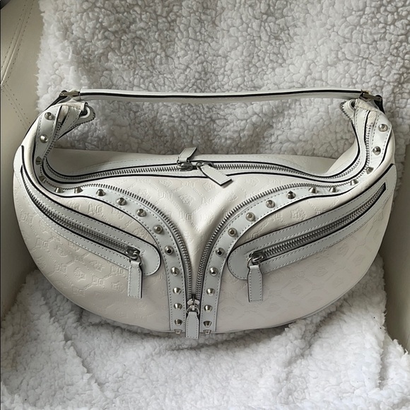 Versace Handbags - Versace white leather bag